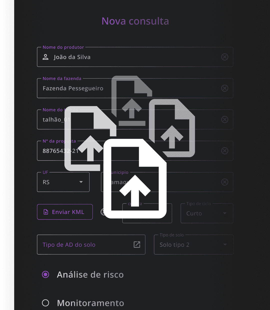 análise e monitoramento por satélite